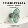 Standard type suspension glass insulator U40, porcelain insulator for high-voltage lines, stain-resistant and lightning-proof suspension insulator Specification image